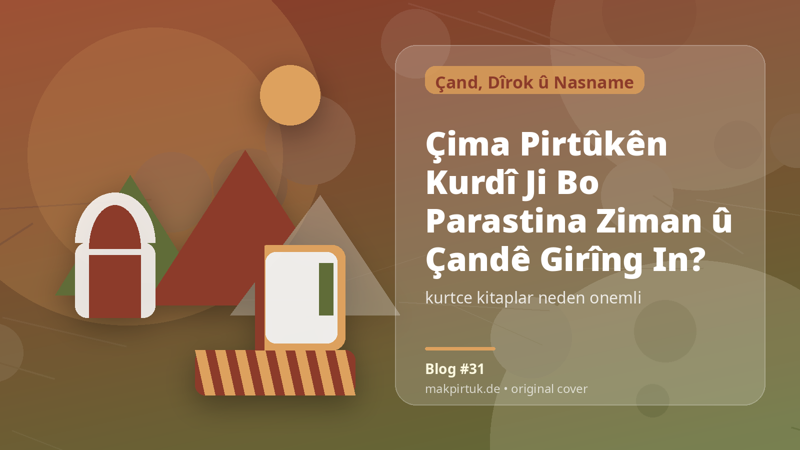 Pirtûkên Kurdî li Makpirtuk ji bo gotara Çima Pirtûkên Kurdî Ji Bo Parastina Ziman û Çandê Girîng In?