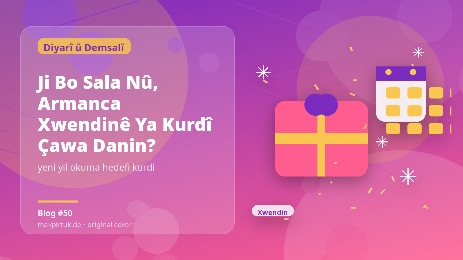Ji Bo Sala Nû, Armanca Xwendinê Ya Kurdî Çawa Danin?